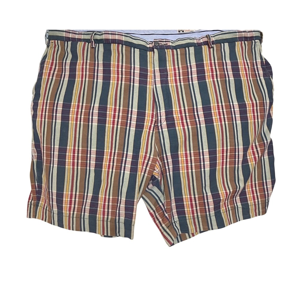 Polo Ralph Lauren Mens Authentic India Madras Plaid Shorts Classic Fit Size 52B